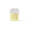A 35ml spray sanitiser in a transparent container with a white cap, featuring a logo on the front.