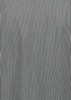 A 3/4 sleeve shirt featuring a vertical striped pattern in shades of grey. The shirt has a logo on it.