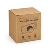A cardboard box containing a magnetic wireless speaker with a Type-C connector and a 300mAh battery.