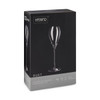 A box containing two Krosno Duet 230ML glass flutes, featuring a sleek design and a transparent colour.