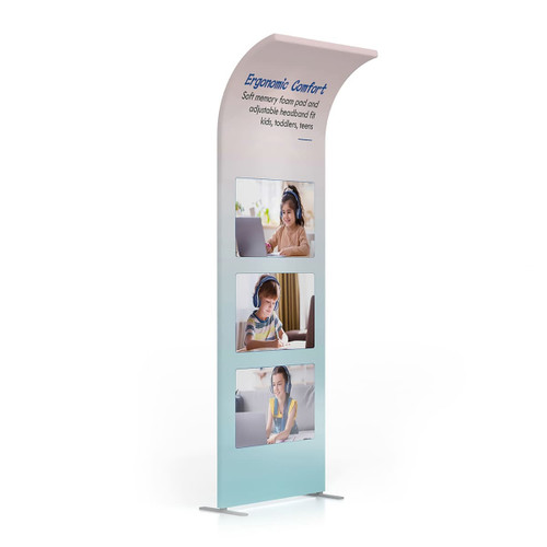 Curved Fabric Banner Stand