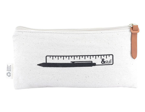 Calico Pencil Case 10cm x 21cm