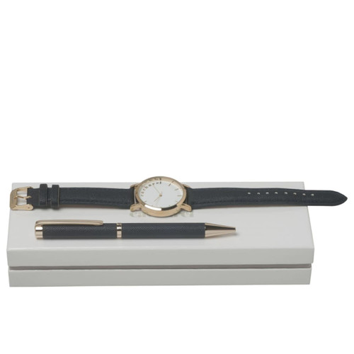 Set Bagatelle Bleu (ballpoint pen & watch)