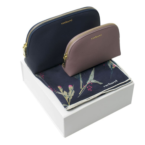 Set Cacharel (silk scarf & small dressing-case)