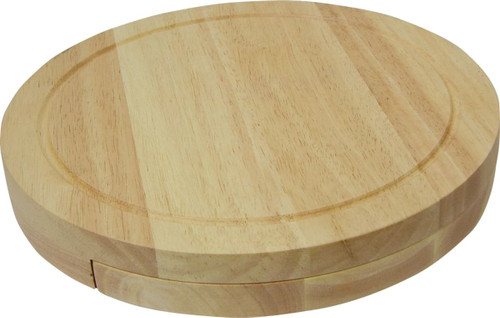 cheese board set swivel wooden 4 knives