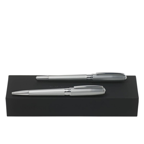 Set Essential Matte Chrome (ballpoint pen & fountain pen)