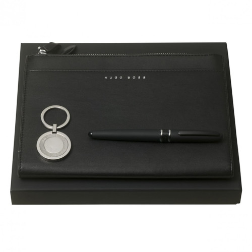 Set HUGO BOSS (fountain pen, conference folder A5 & key ring)