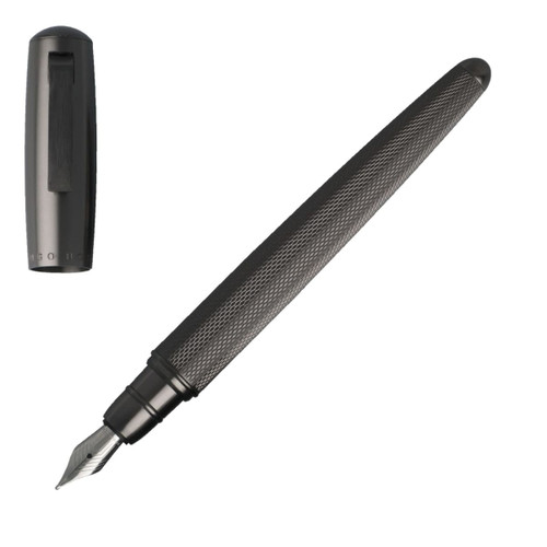 Fountain pen Pure Matte Dark Chrome