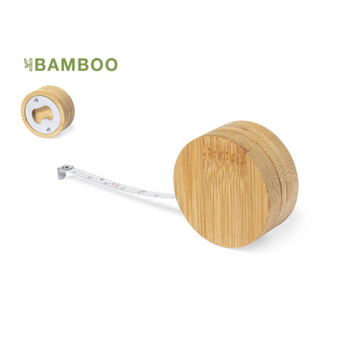 TAPE MEASURE and bottle opener 1 metre case made from bamboo SITONG