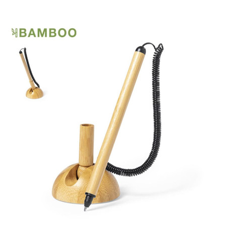 COUNTER PEN made from bamboo with extendable cord MASTOR