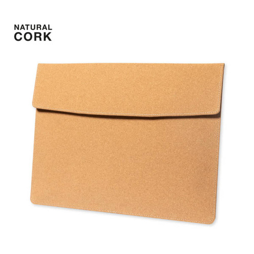 LAPTOP POUCH made from cork and magnetic closure LEYLI