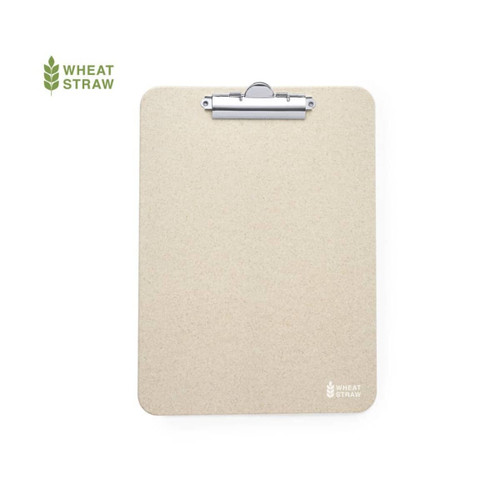 NOTE PAD Holder with clip A4 size made from wheat straw - ECO FRIENDLY