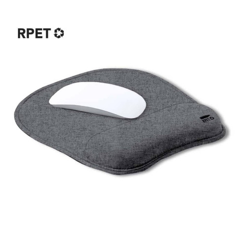 MOUSEPAD with padded wrist rest made from RPET materials FREILA