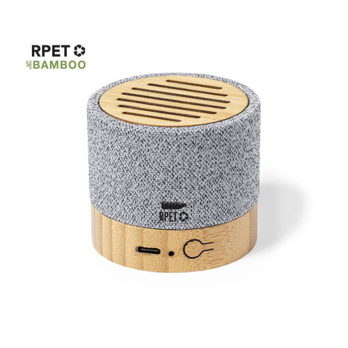 SPEAKER made from bamboo and RPET material with recycled plastic BLARAK