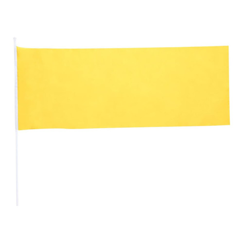 Flag size is 80cm x 30cm with stick/[pole  Portel