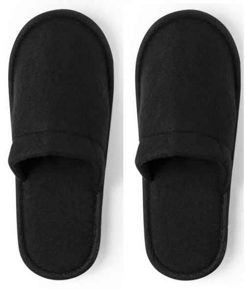Slippers Unisex in black or white padded cotton and polyester material Tarkun