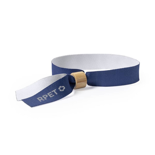 EVENT Wristband BRACELET made from RPET polyester and bamboo BROCH