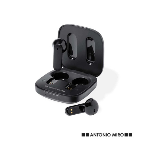 EARPHONES /EARBUDS Antonio Miro brand black stylish TRUSTAL