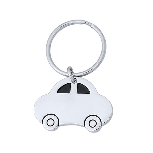 Keyring Car shape in metal