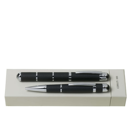 Set Milton Black (ballpoint pen & rollerball pen)