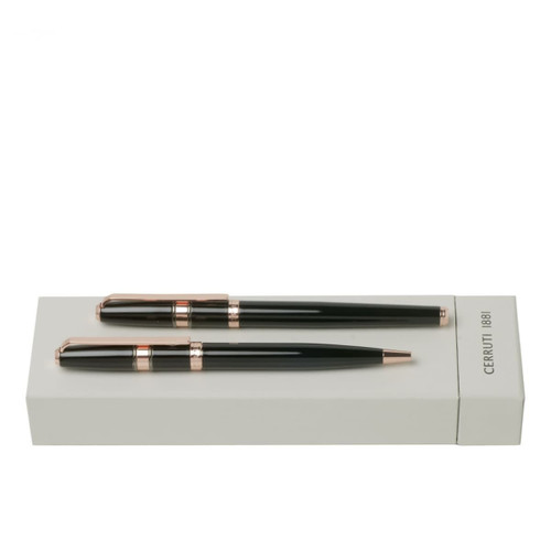 Set Madison Black (ballpoint pen & rollerball pen)