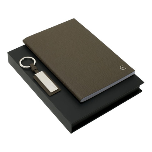 Set Hamilton Taupe (note pad A5 & key ring)