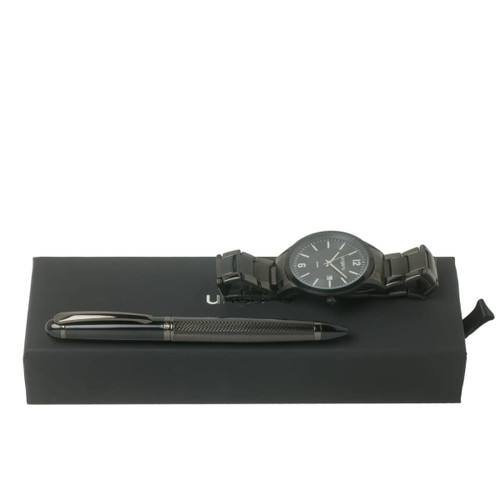 Set Alesso Black (ballpoint pen & watch)