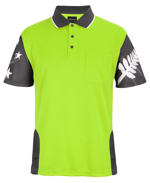 Hi Vis NZ Fern Polo