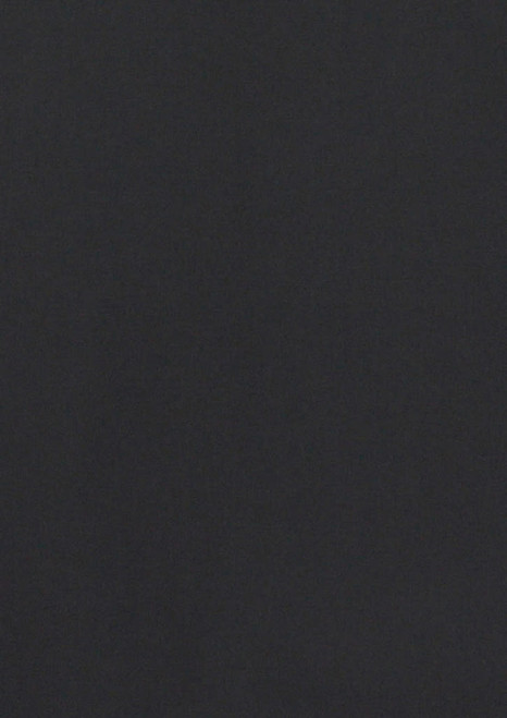 A men's short sleeve shirt in black, featuring a button-up front and a logo.