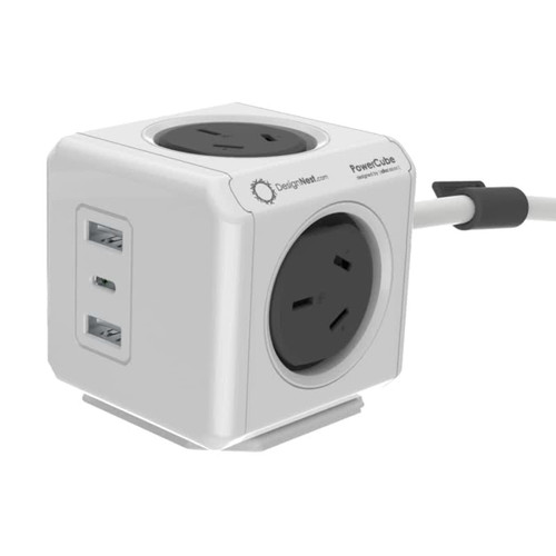 Power Cube Extended Trio USB (2A+1C)