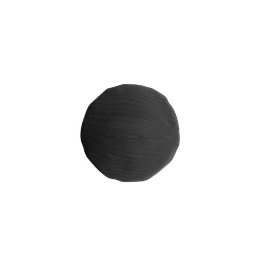 A black water bouncing disc, round in shape, featuring a logo or branding. Suitable for leisure and outdoor activities.