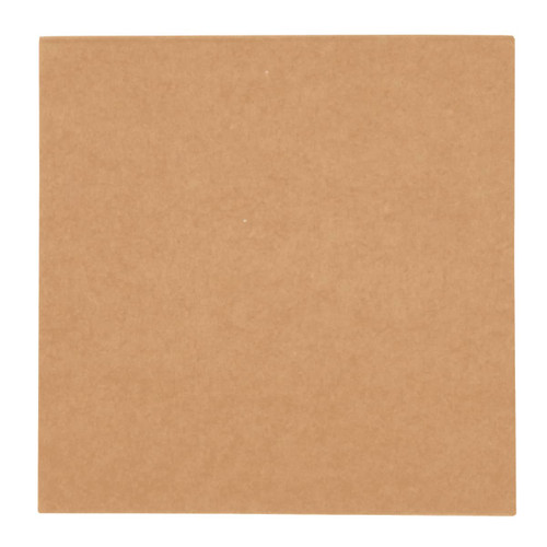 A set of sticky notes in brown, square shape, featuring a simple, natural design. It has a logo on the corner.
