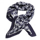 Silk scarf Hirondelle Navy