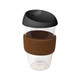 coffee cup / Mug 16oz/535ml Plastic Karma Kup with Cork Band Silicon Lid Reusable  Eco Friendly