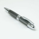 Ballpoint pen Stripe Matte Dark Chrome