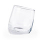 Glass cup with angled design 320ml capacity