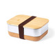 Lunch Box stainless steel with bamboo lid and cork base