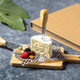 CHEESE BOARD & KNIFE SET made from bamboo box is recycled cardboard TAUROA
