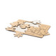 JIGSAW PUZZLE set of 2  made from recycled cardboard 12 piece Clavier