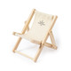PHONE HOLDER desk in the shape of a beach chair . Made from wood and ctoon MEDRUS