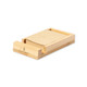 DESK NOTEPAD HOLDER made from bamboo with 80 kraft finish sticky notes ECO FRIENDLY