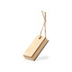 STICKY NOTEPAD with 80 sticky notes and hard bamboo exterior cover YIUTA