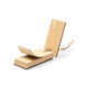 STICKY NOTEPAD with 80 sticky notes and hard bamboo exterior cover YIUTA