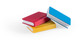 Eraser/Rubber  Set in the shape of 4 books Crats