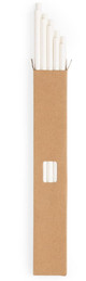 Straw Set of 10 paper straws presented in a recycled cardboard box