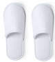 Slippers Unisex in black or white padded cotton and polyester material Tarkun