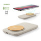 wireless Charger made from wheat straw and bamboo Claudix