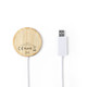 Wireless charger magnetic made from bamboo Hatawey