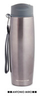 Vacuum flask stylish curved look metallic finish  500ml