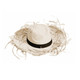 Hat made from straw with fringed finish Filagarchado